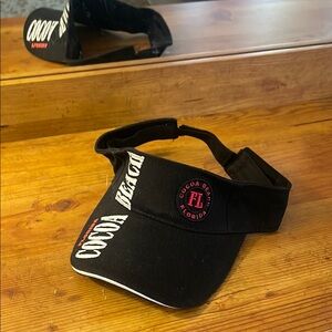 Cocoa Beach Black Visor